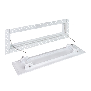 Дизайнерская съемная решетка для скрытого монтажа Brofer FUTURE-T 400x150